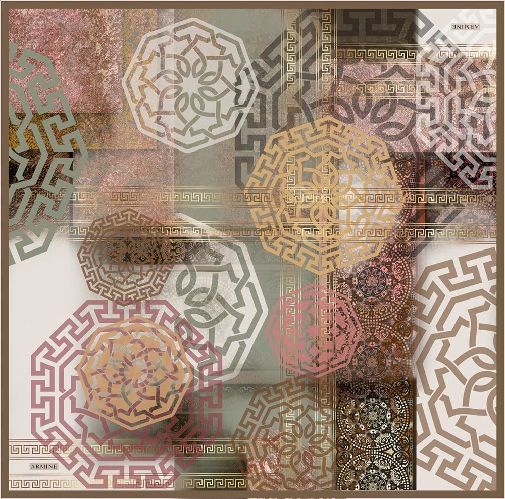 Armine İpek Eşarp 2019/2020 Sonbahar Kış - 8245D 06 - Tivil