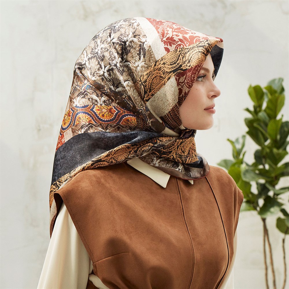 Armine İpek Eşarp 2019/2020 Sonbahar Kış - 8207D 04 - Tivil