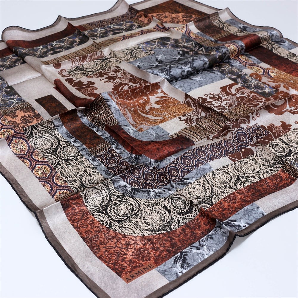 Armine İpek Eşarp 2019/2020 Sonbahar Kış - 8207D 05 - Sura