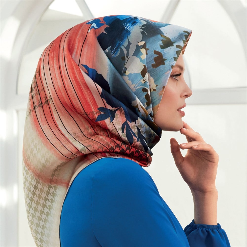 Armine İpek Eşarp 2020 İlkbahar-Yaz - 8328D 31 - Tivil