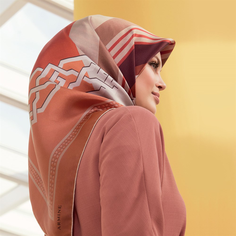 Armine İpek Eşarp 2020 İlkbahar-Yaz - 8334D 41 - Sura