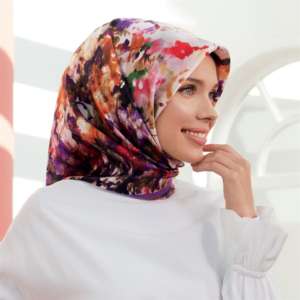 Armine İpek Eşarp 2020 İlkbahar-Yaz - 8352D 01 - Sura