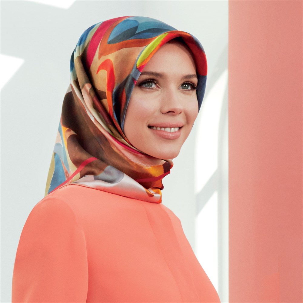 Armine İpek Eşarp 2020 İlkbahar-Yaz - 8341D 09 - Sura
