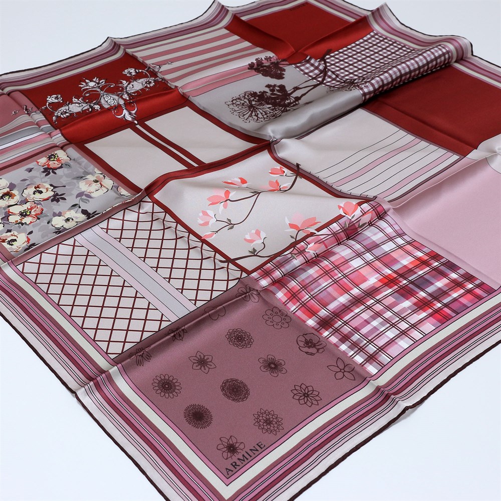 Armine İpek Eşarp 2020 İlkbahar-Yaz - 8303D 80 - Sura