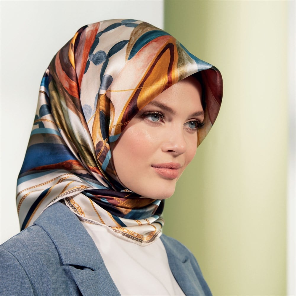 Armine İpek Eşarp 2020 İlkbahar-Yaz - 8319D 35 - Tivil