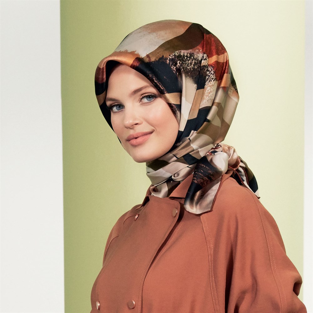 Armine İpek Eşarp 2020 İlkbahar-Yaz - 8322D 01 - Sura