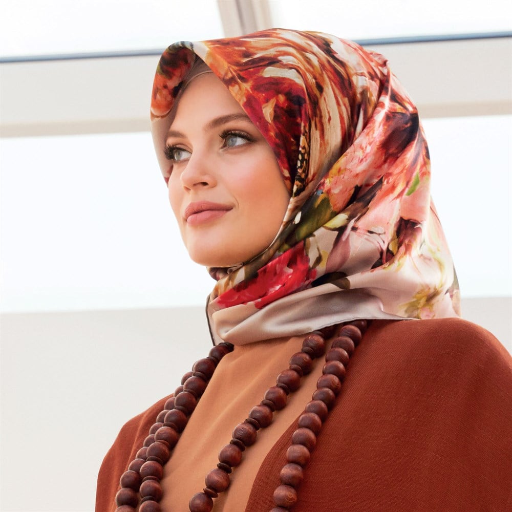 Armine İpek Eşarp 2020 İlkbahar-Yaz - 8335D 34 - Tivil