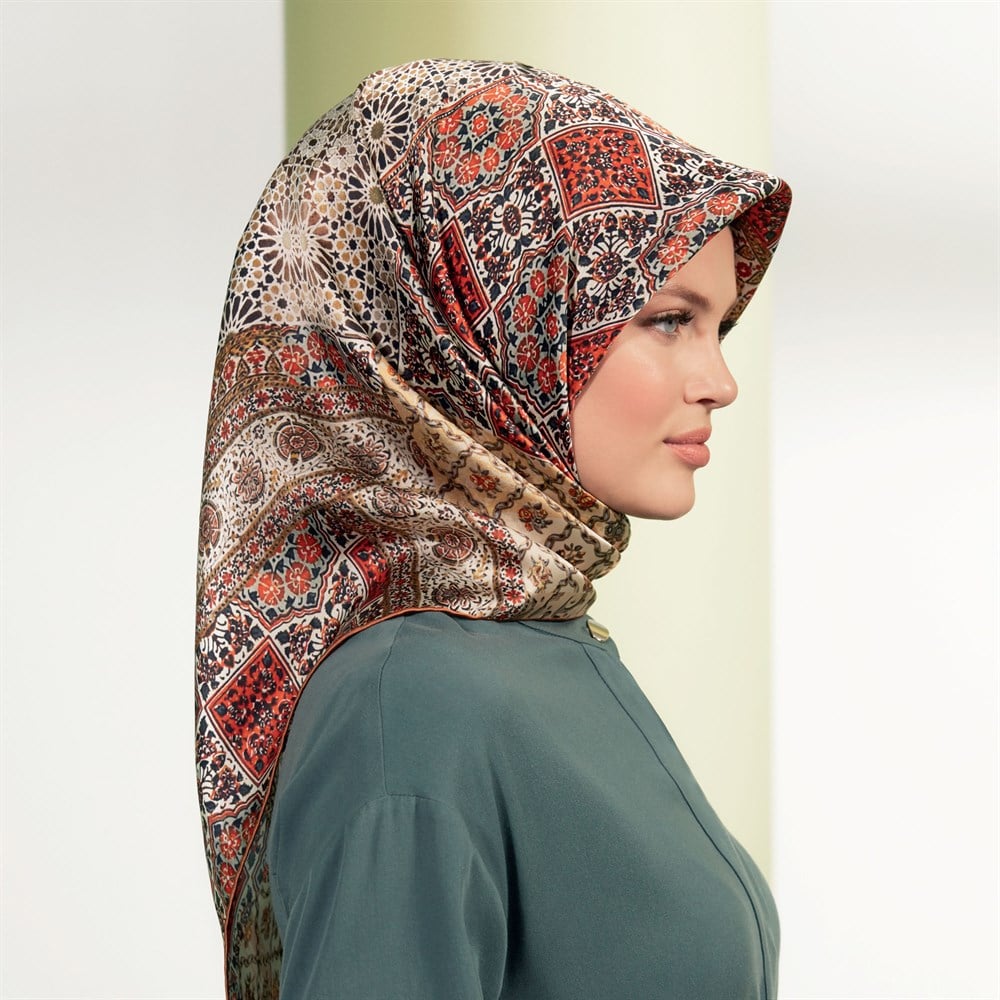 Armine İpek Eşarp 2020 İlkbahar-Yaz - 8330D 09 - Sura