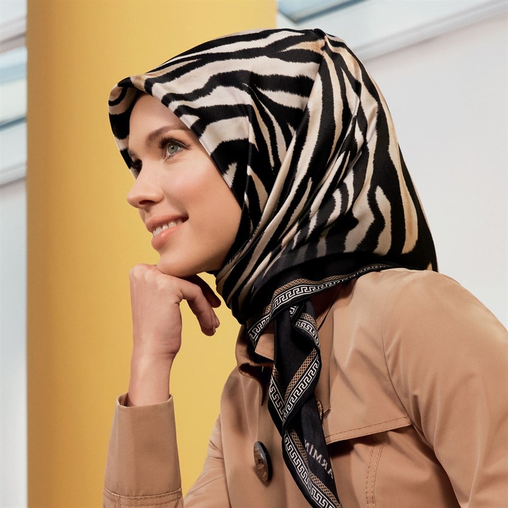 Armine İpek Eşarp 2020 İlkbahar-Yaz - 8345D 09 - Sura