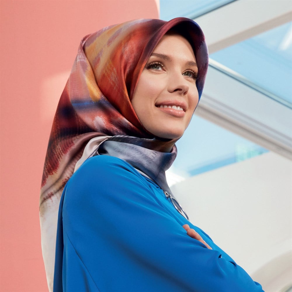 Armine İpek Eşarp 2020 İlkbahar-Yaz - 8323D 34 - Tivil