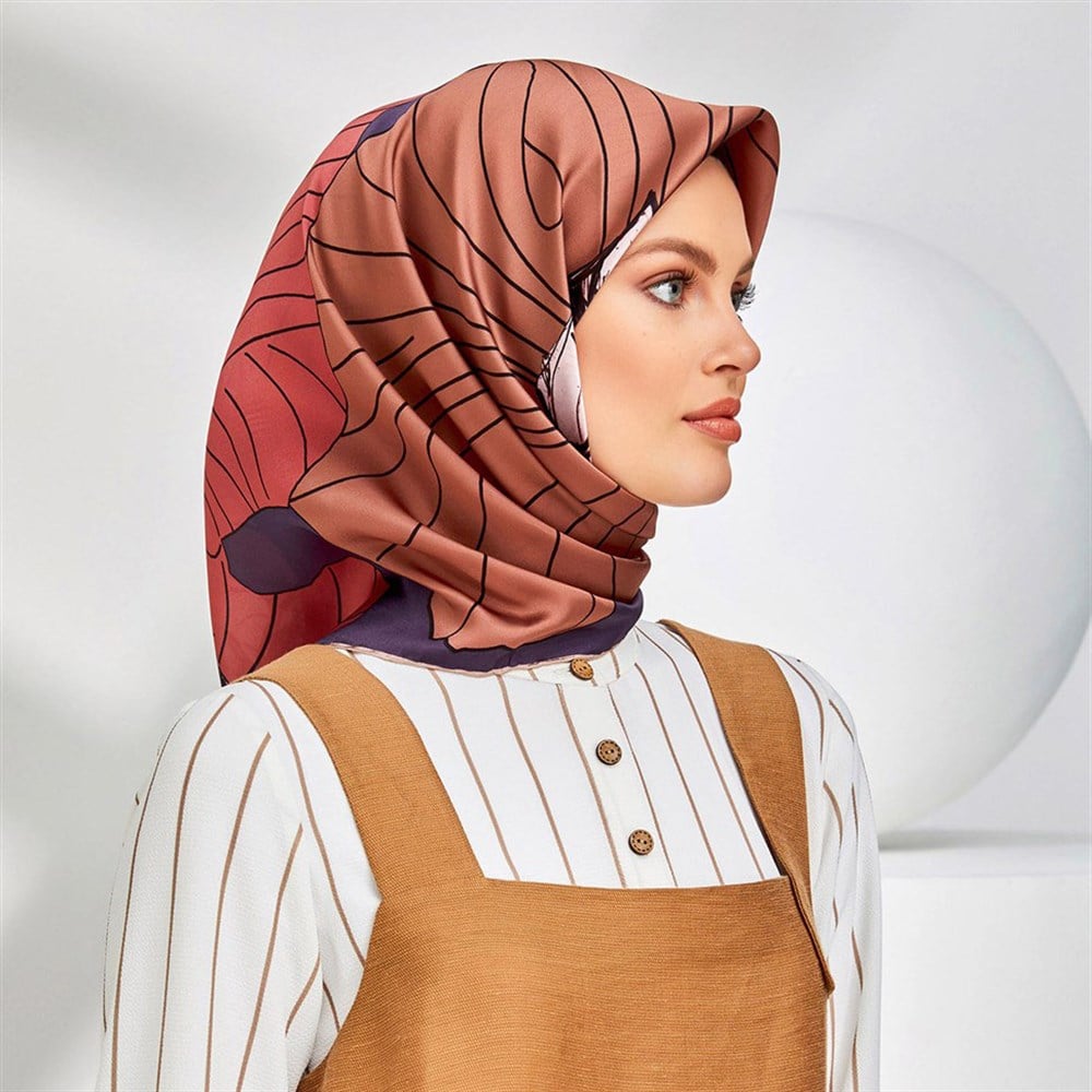 Armine İpek Eşarp 2020 İlkbahar-Yaz - 8302D 06 - Sura