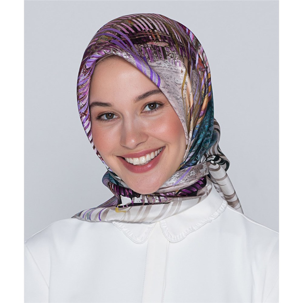 Armine İpek Eşarp 2020 İlkbahar-Yaz - 8331D 85 - Tivil