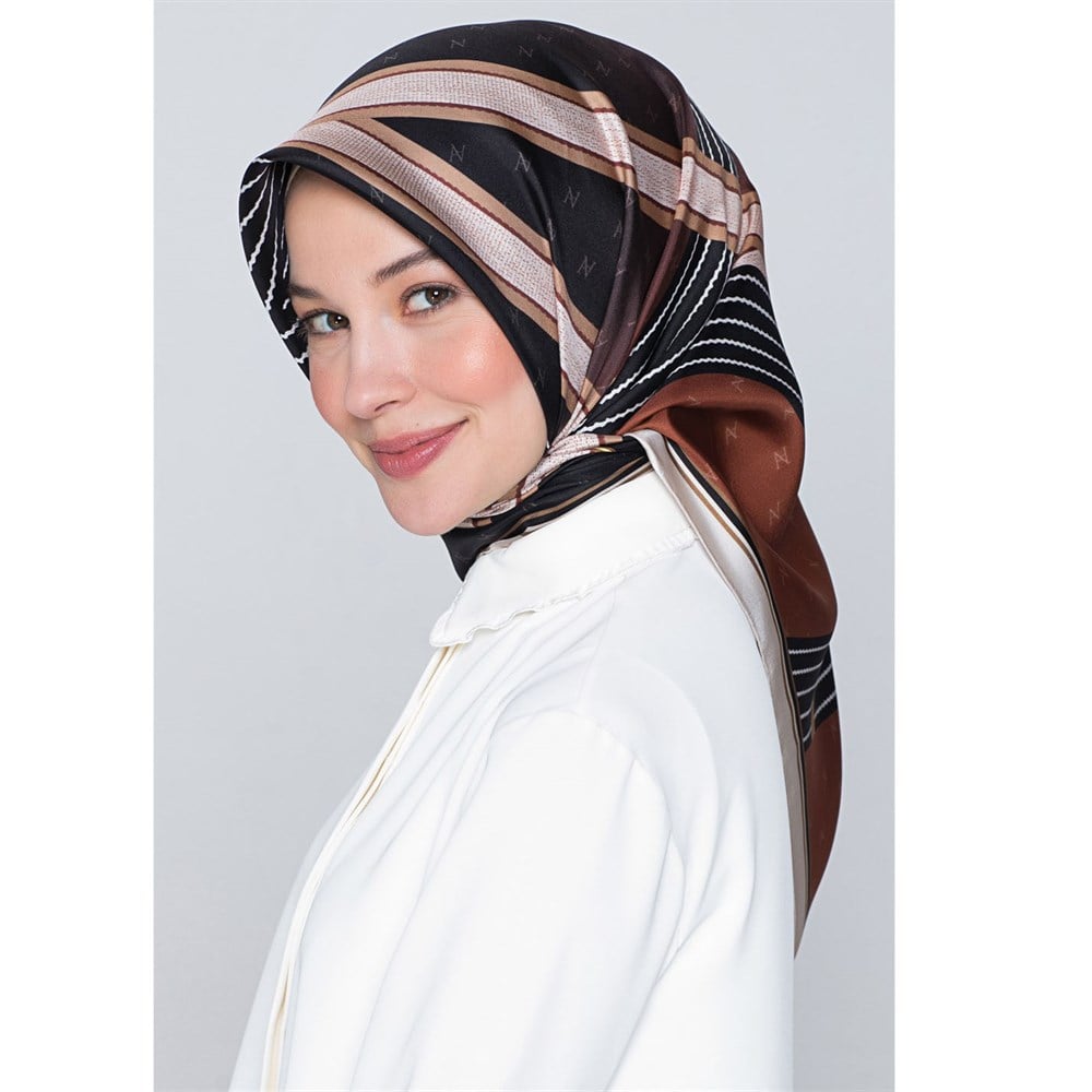 Armine Silk Scarf 2020 Spring-Summer - 8310D 37 - Satin