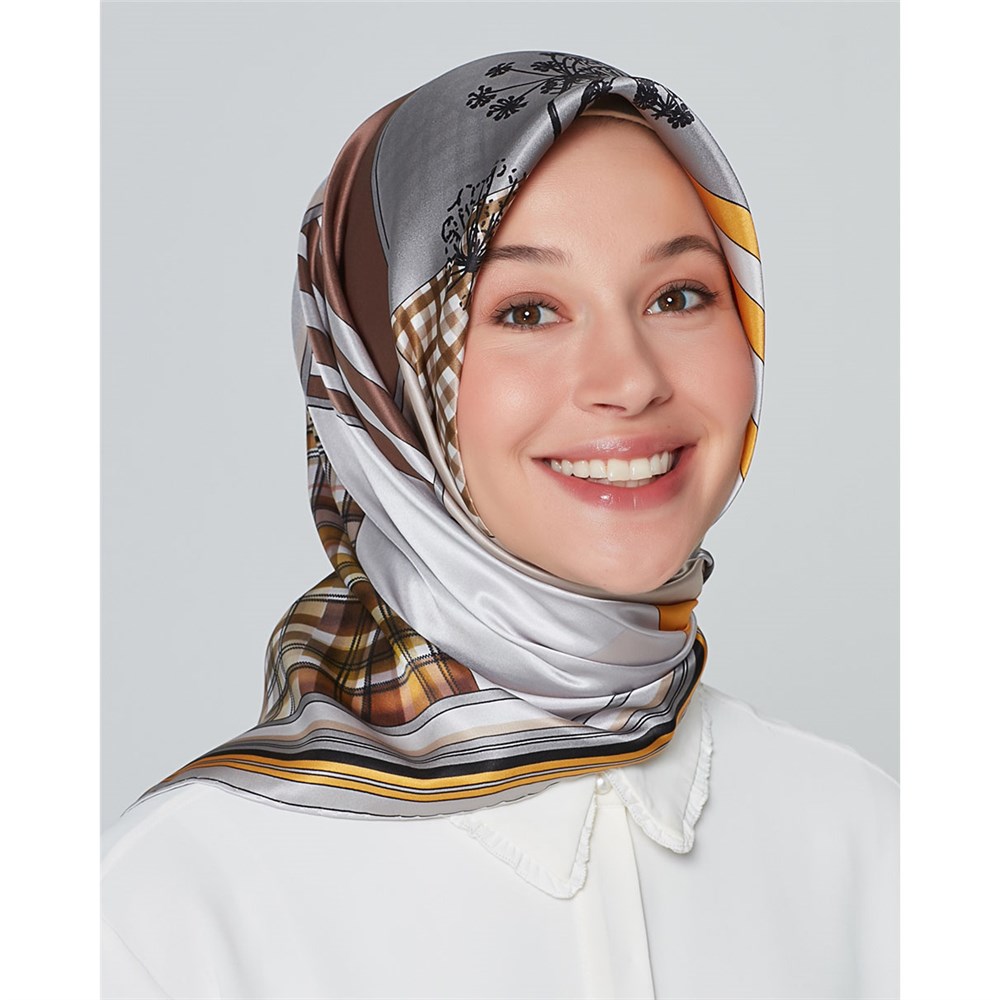 Armine İpek Eşarp 2020 İlkbahar-Yaz - 8303D 37 - Tivil