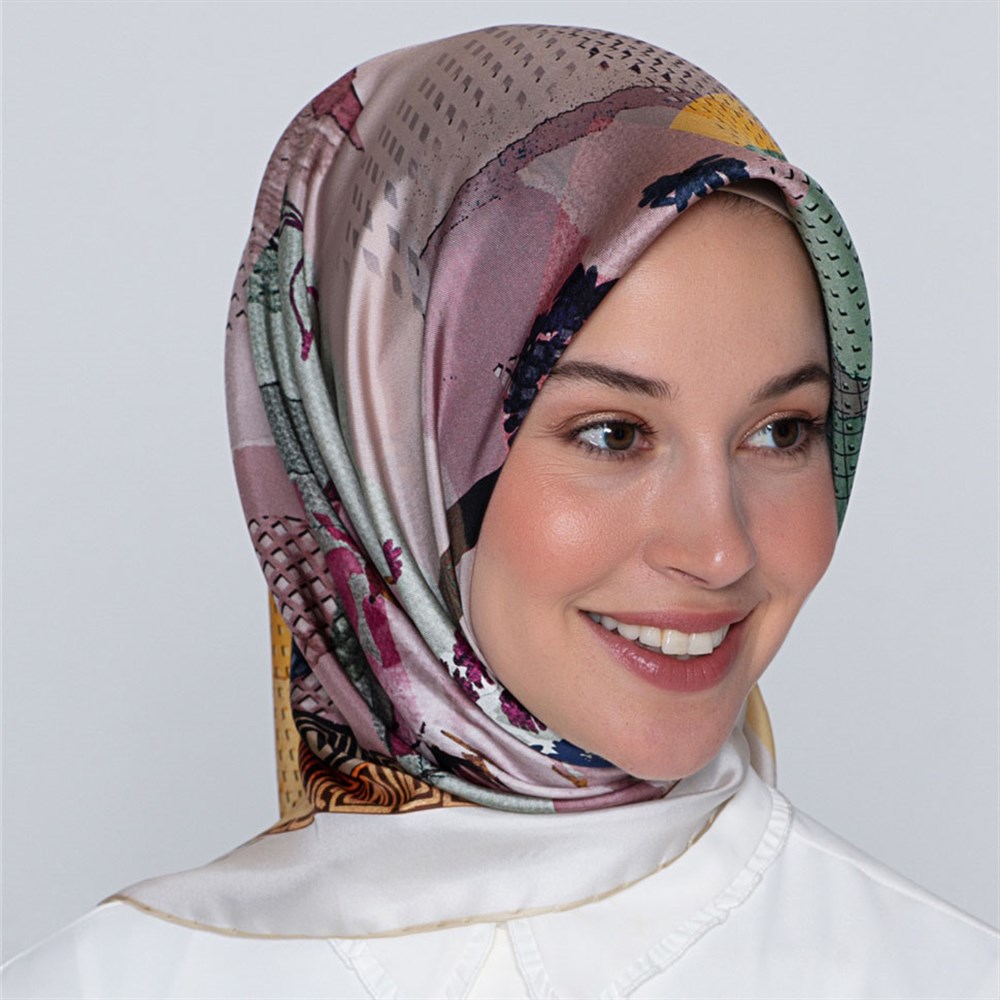 Armine İpek Eşarp 2020 İlkbahar-Yaz - 8343D 33 - Sura