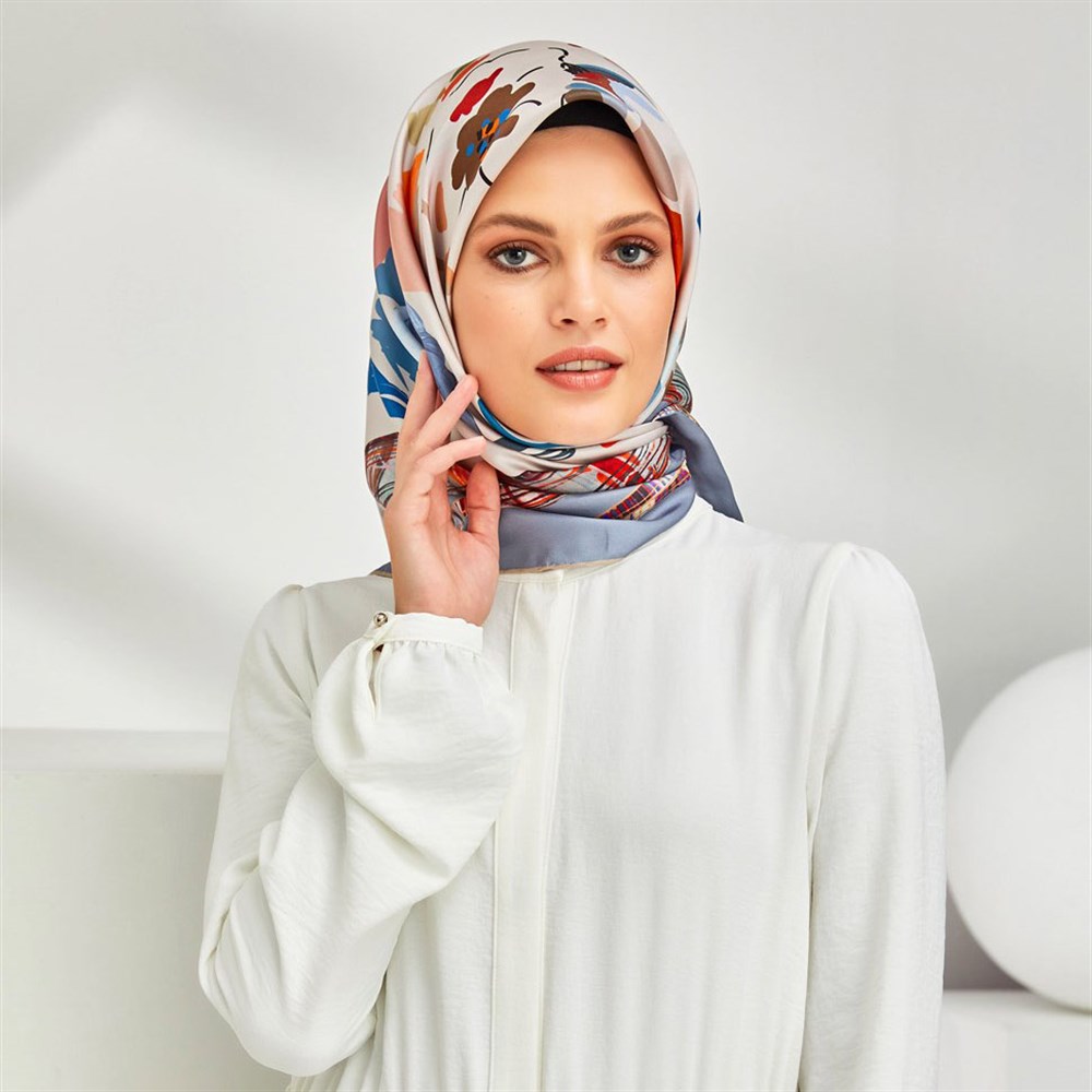 Armine Silk Scarf 2020 Spring-Summer - 8300D 34 - Twill