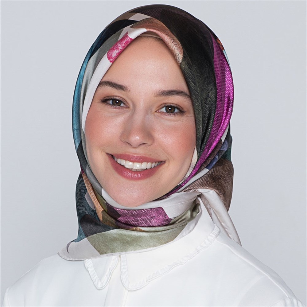 Armine İpek Eşarp 2020 İlkbahar-Yaz - 8315D 40 - Tivil