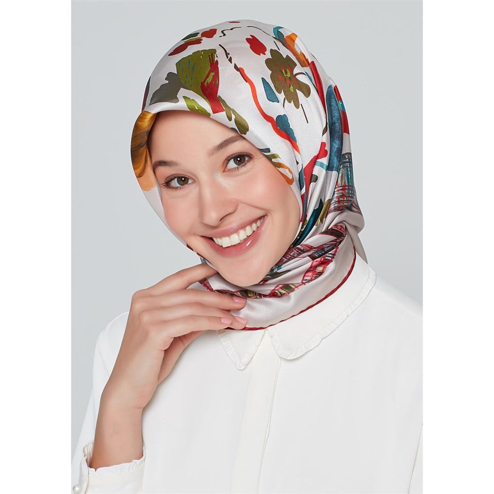Armine Silk Scarf 2020 Spring-Summer - 8300D 83 - Satin