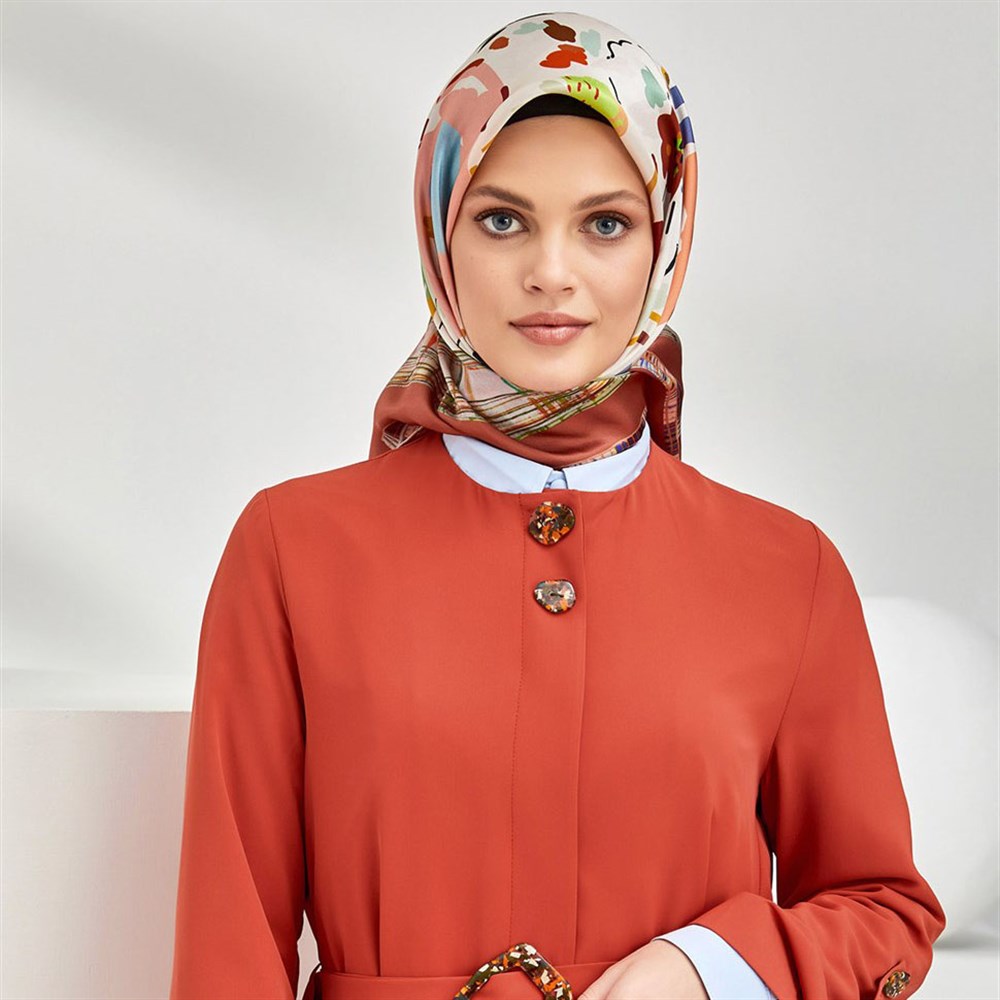 Armine Silk Scarf 2020 Spring-Summer - 8300D 36 - Satin