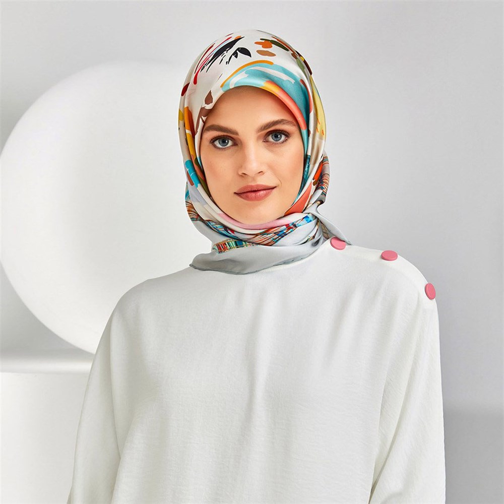 Armine Silk Scarf 2020 Spring-Summer - 8300D 31 - Twill