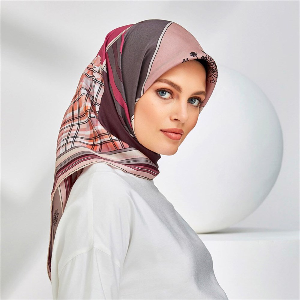 Armine Silk Scarf 2020 Spring-Summer - 8303D 31 - Satin