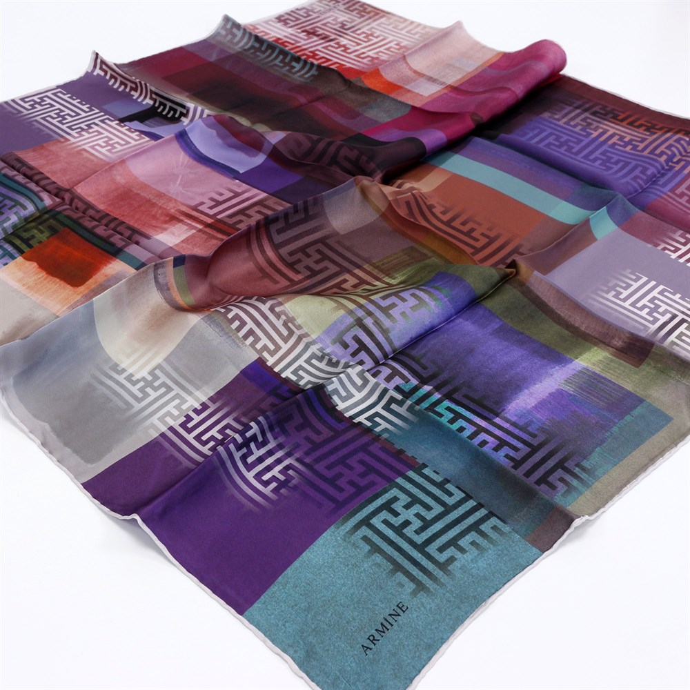 Armine İpek Eşarp 2020 Yeni Yaz - 8414D - 81 - Sura