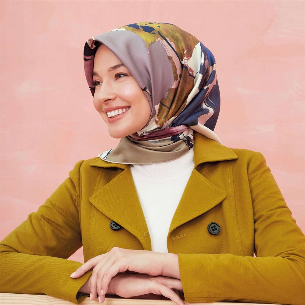 Armine İpek Eşarp 2020/2021 Sonbahar Kış - 8422D 34 - Tivil