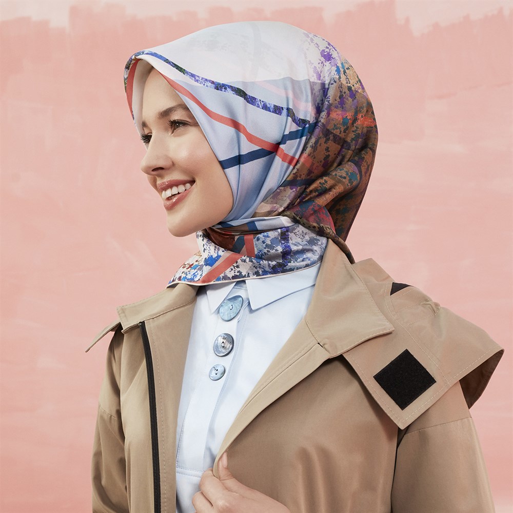 Armine İpek Eşarp 2020 Yeni Yaz - 8408D - 35 - Sura
