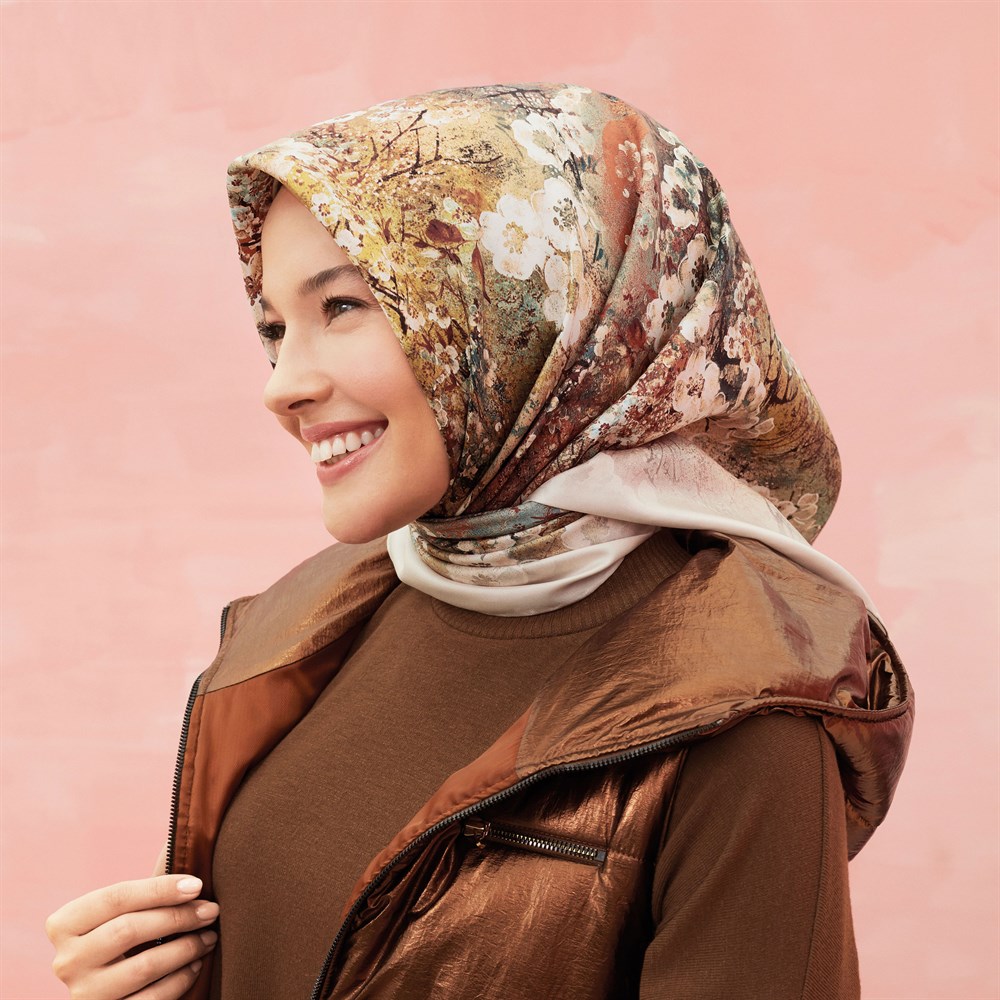 Armine İpek Eşarp 2020/2021 Sonbahar Kış - 8419D 02 - Sura