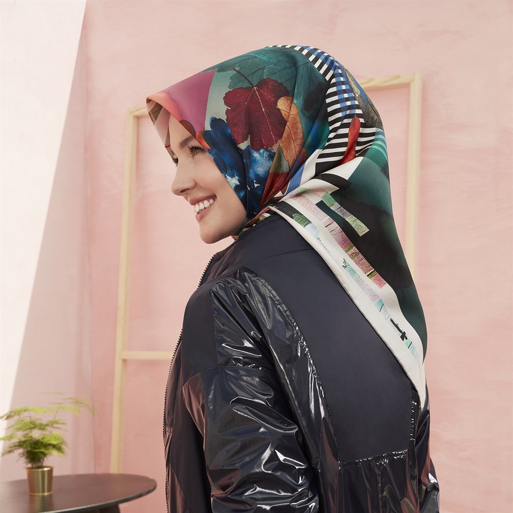 Armine İpek Eşarp 2020 Yeni Yaz - 8404D - 10 - Tivil