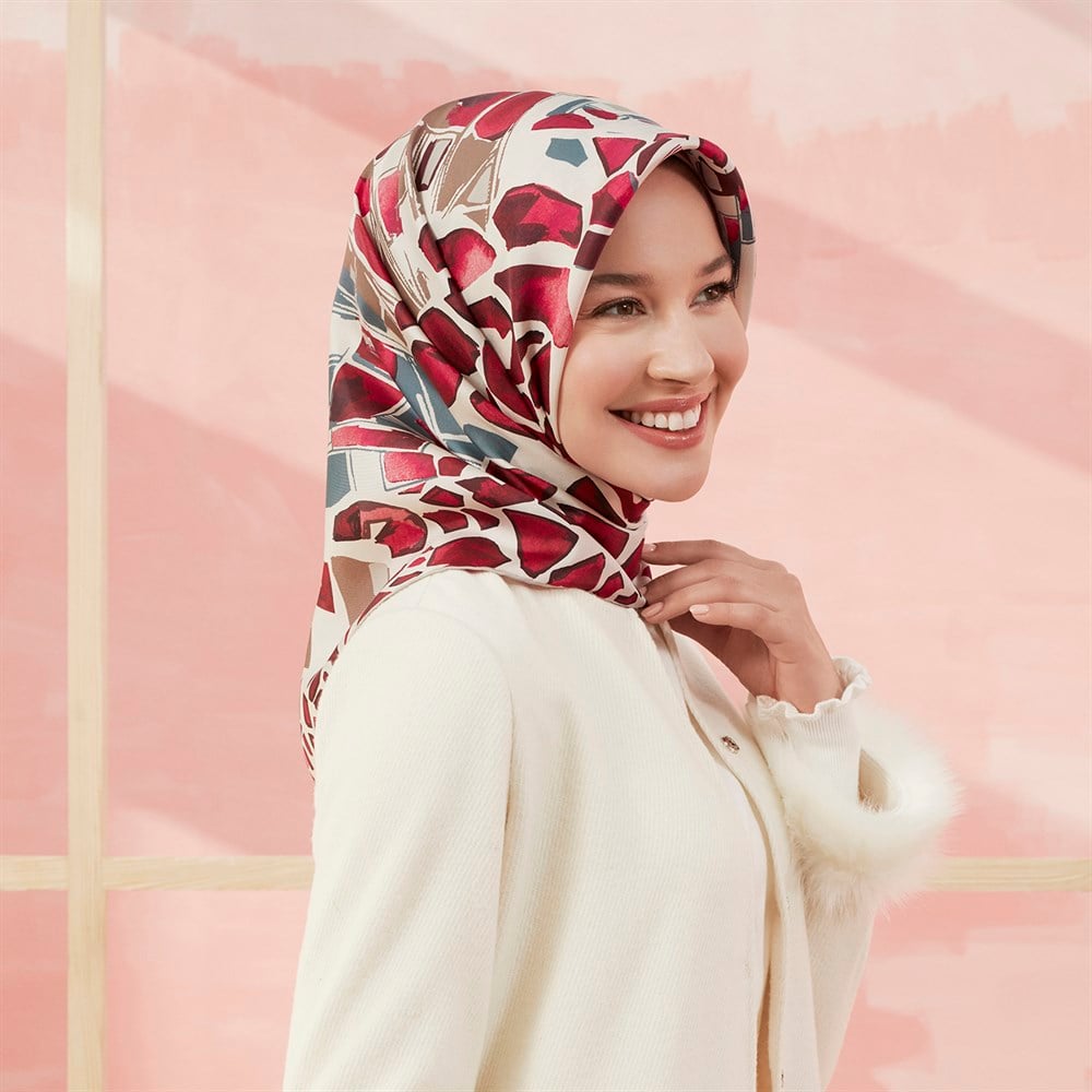 Armine İpek Eşarp 2020 Yeni Yaz - 8410D - 80 - Sura