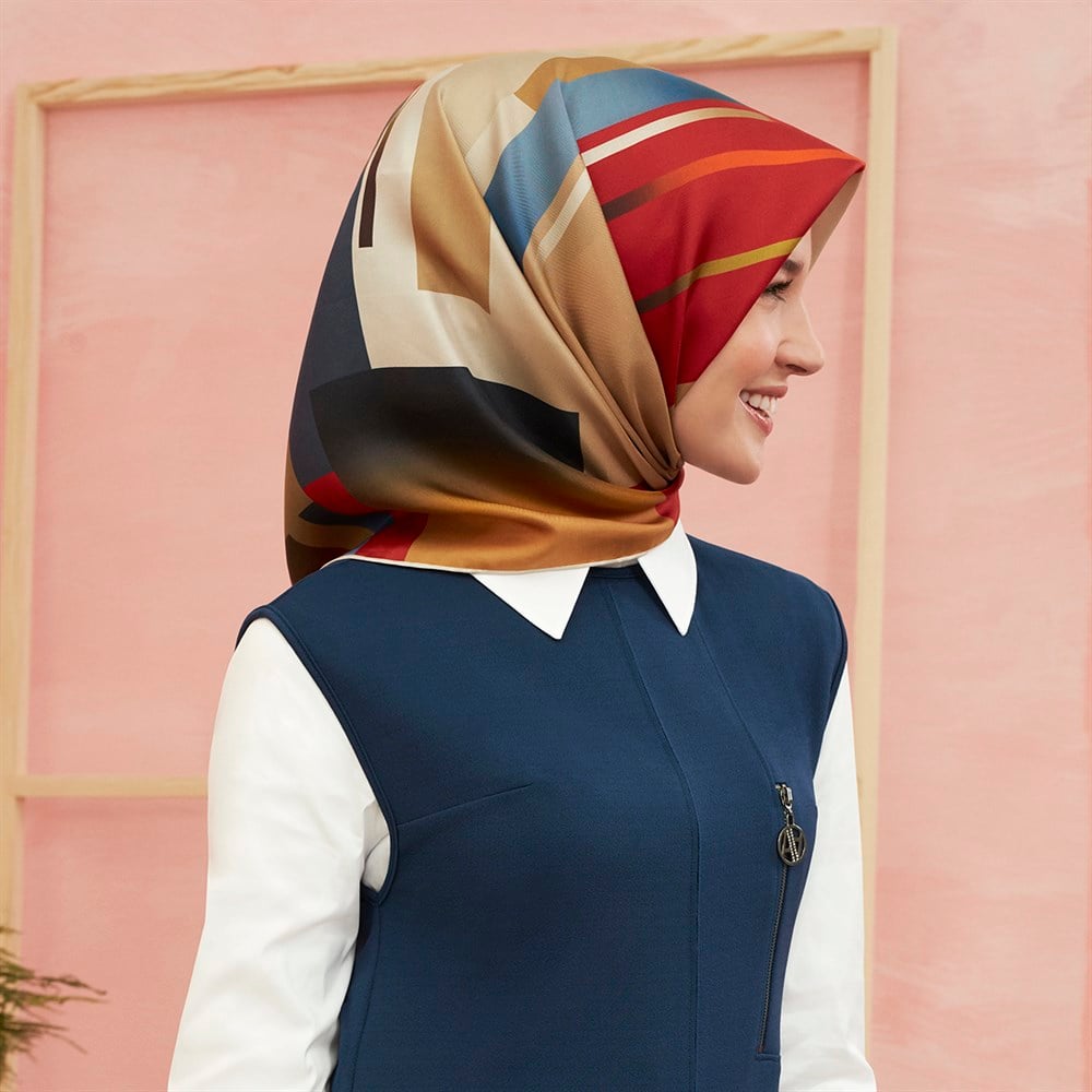 Armine İpek Eşarp 2020 Yeni Yaz - 8405D - 82 - Sura