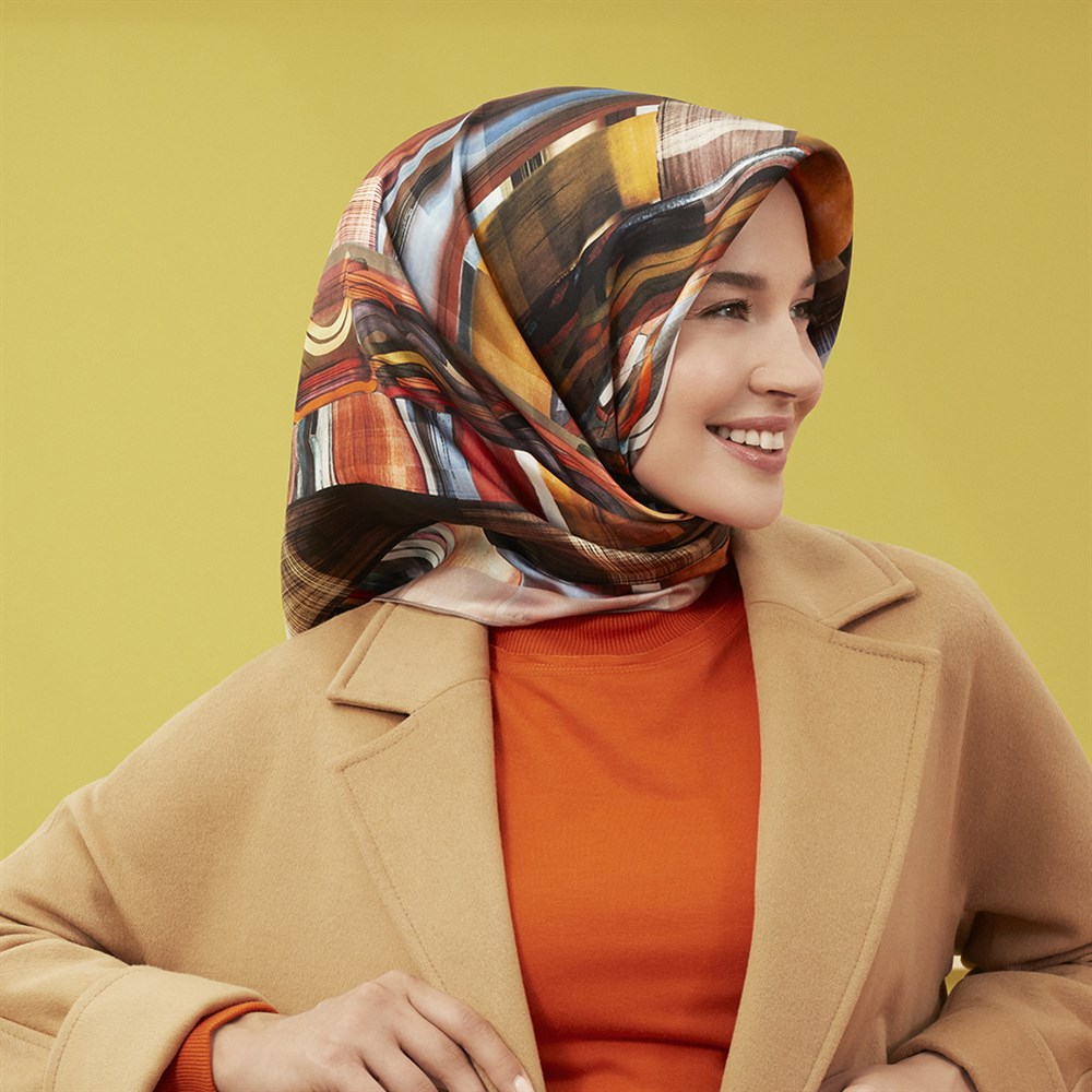 Armine İpek Eşarp 2020 Yeni Yaz - 8403D - 35 - Sura