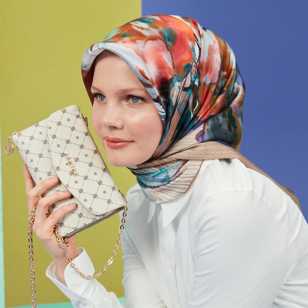 Armine İpek Eşarp 2021 İlkbahar-Yaz - 8530D 81 - Sura