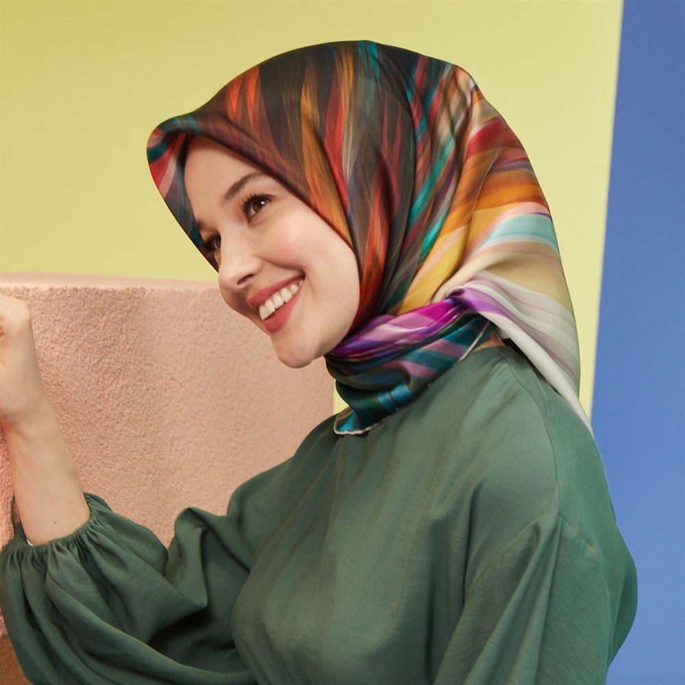 Armine İpek Eşarp 2021 İlkbahar-Yaz - 8508D 31 - Sura