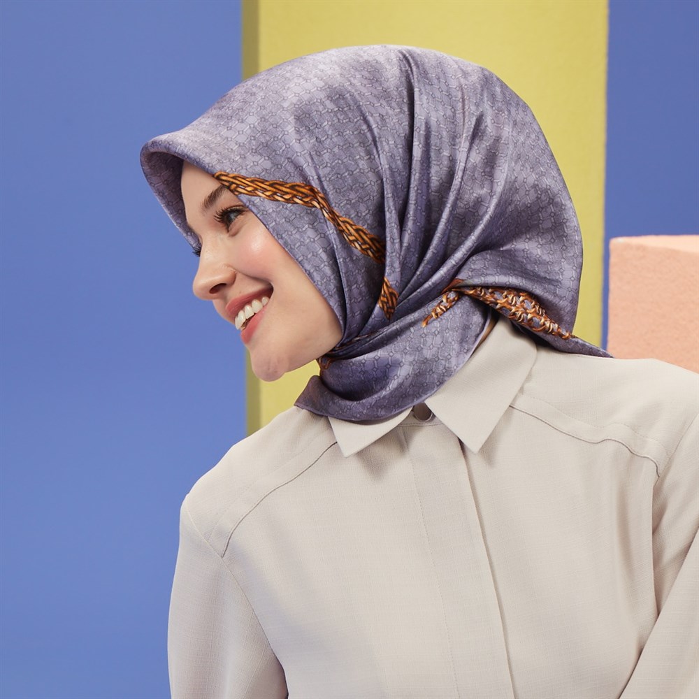 Armine İpek Eşarp 2021 İlkbahar-Yaz - 8513D 87 - Tivil