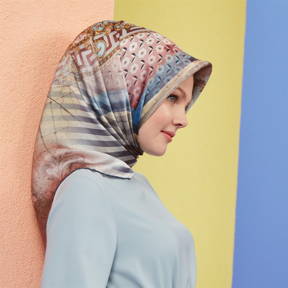 Armine İpek Eşarp 2021 İlkbahar-Yaz - 8514D 31 - Tivil