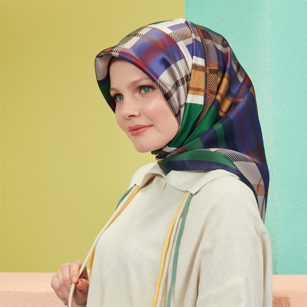 Armine İpek Eşarp 2021 İlkbahar-Yaz - 8547D 86 - Sura