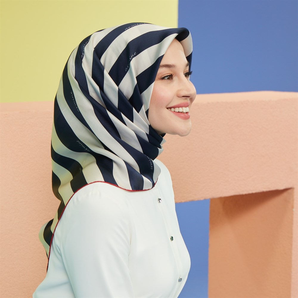 Armine İpek Eşarp 2021 İlkbahar-Yaz - 8504D 33 - Tivil