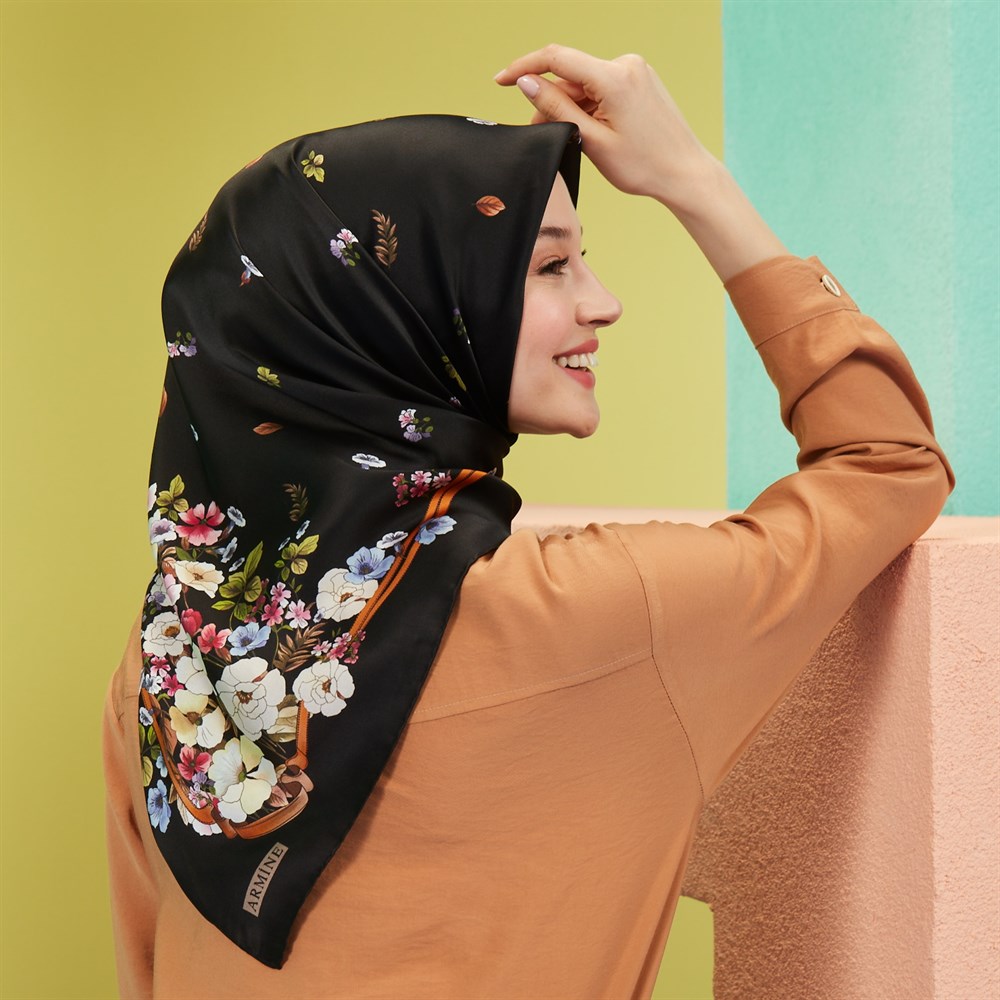 Armine İpek Eşarp 2021 İlkbahar-Yaz - 8533D 09 - Sura