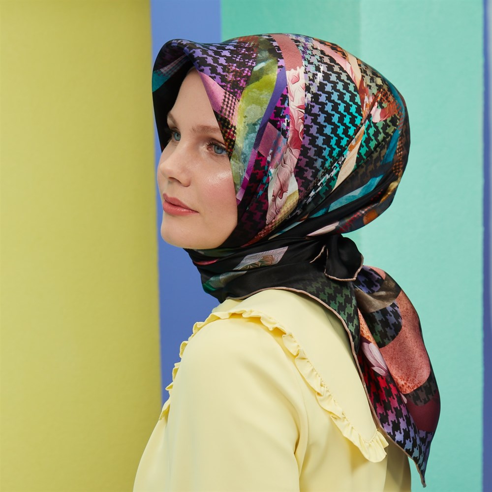Armine İpek Eşarp 2021 İlkbahar-Yaz - 8541D 05 - Sura