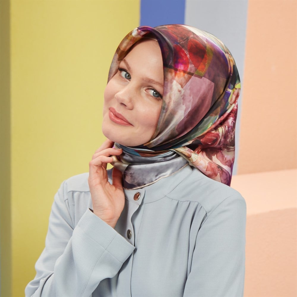 Armine İpek Eşarp 2021 İlkbahar-Yaz - 8523D 34 - Sura