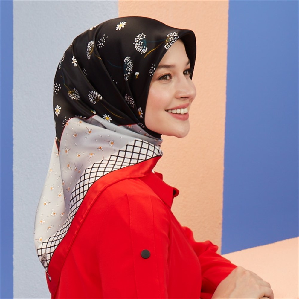 Armine İpek Eşarp 2021 İlkbahar-Yaz - 8517D 09 - Tivil