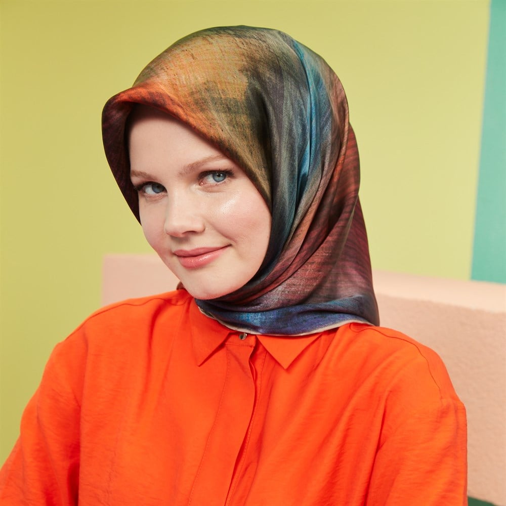 Armine İpek Eşarp 2021 İlkbahar-Yaz - 8522D 35 - Sura