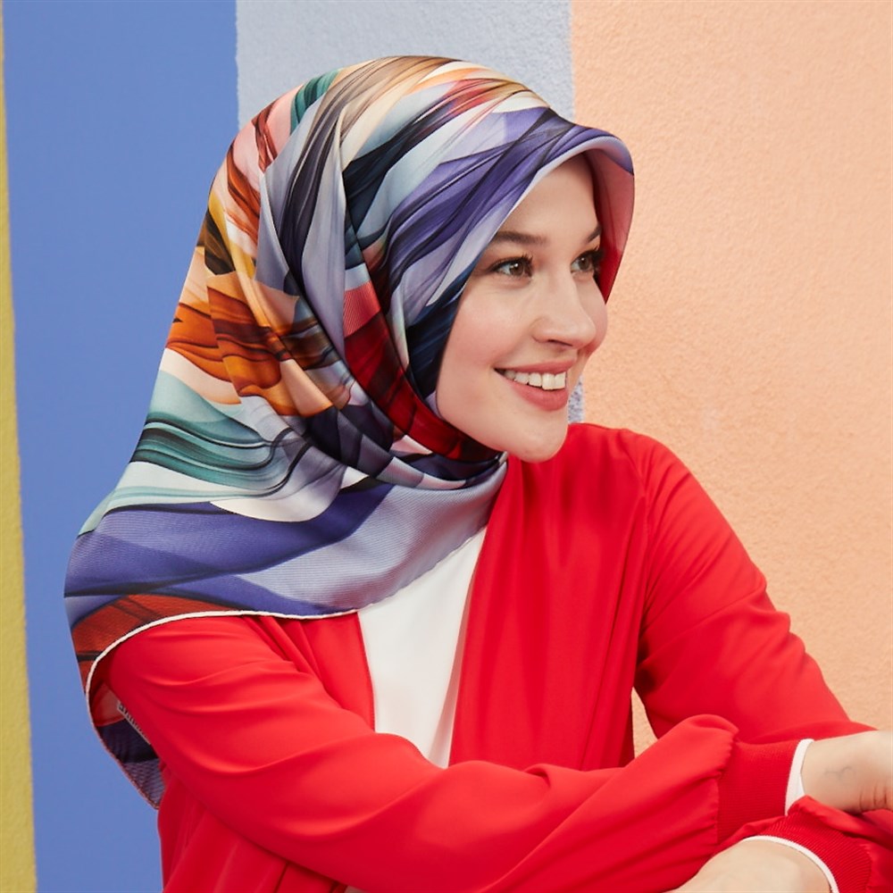 Armine İpek Eşarp 2021 İlkbahar-Yaz - 8511D 80 - Sura