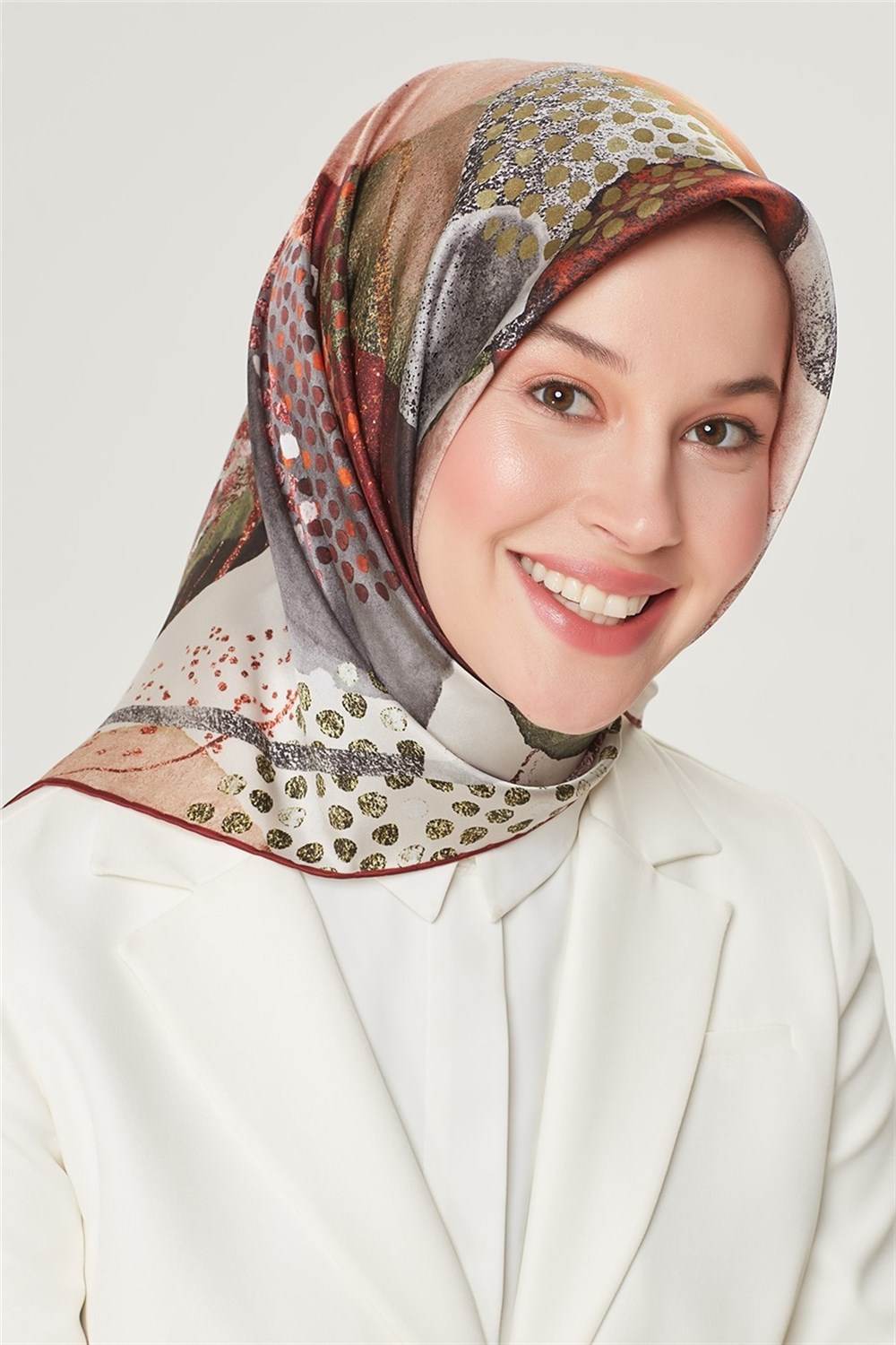 Armine İpek Eşarp 2021 İlkbahar-Yaz - 8501D 82 - Sura