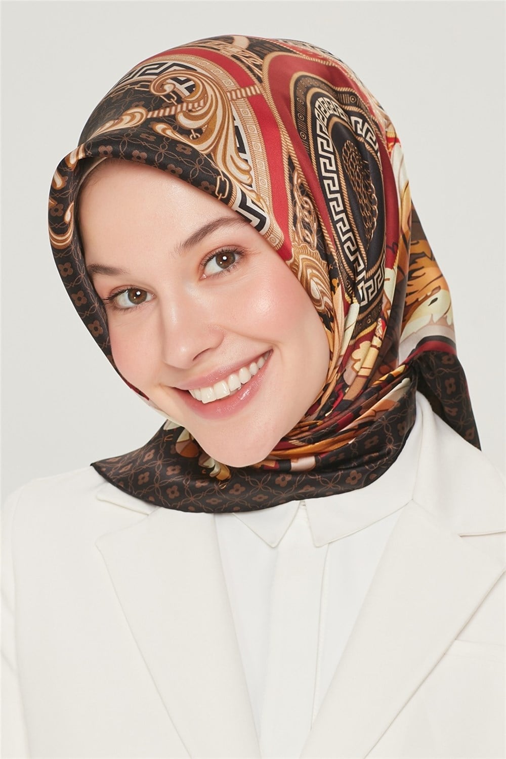Armine İpek Eşarp 2021 İlkbahar-Yaz - 8518D 01 - Sura