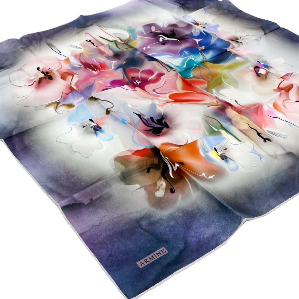 Armine Silk Scarf 2021 Spring-Summer - 8527D 01 - Twill