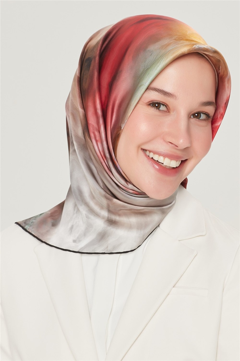 Armine Silk Scarf 2021 Spring-Summer - 8505D 39 - Twill