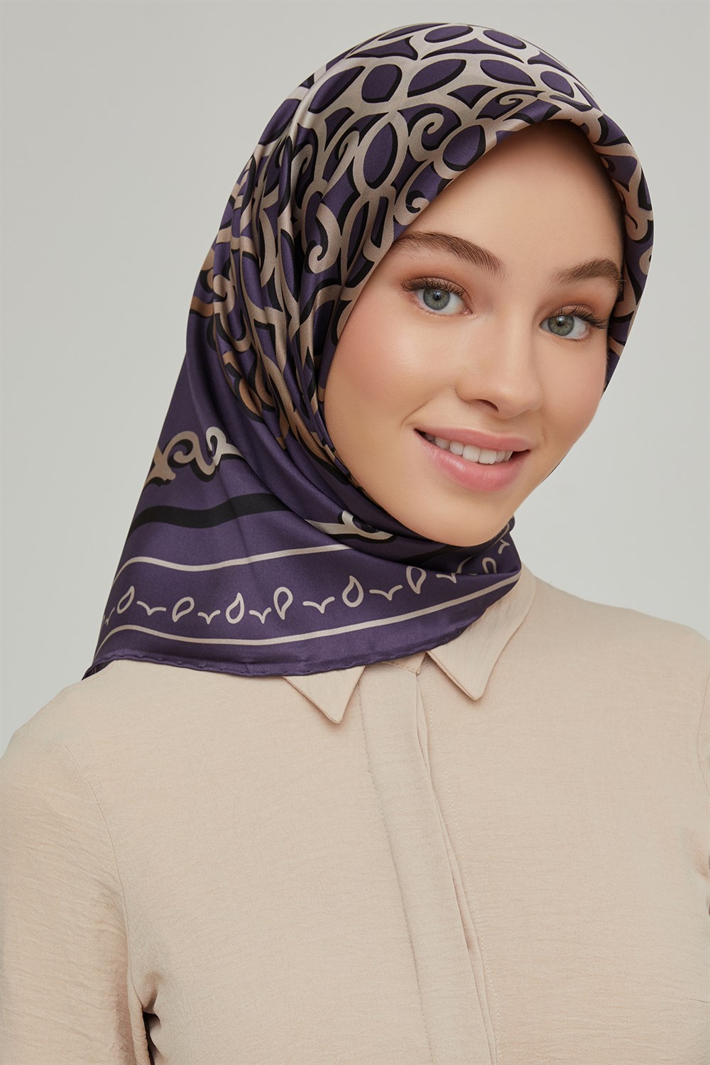 Armine Silk Scarf 2021/2022 Fall-Winter - 8650D-38 - Satin